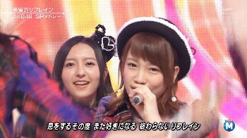 AKB48キャプ5枚　ミュージックステーション